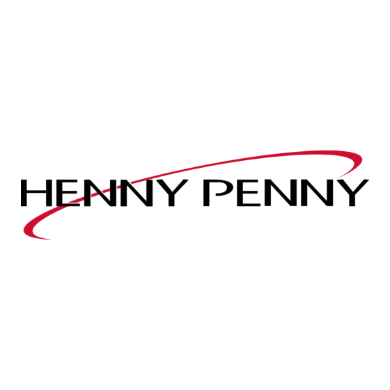 Henny Penny HMR-107 Manuel De Service
