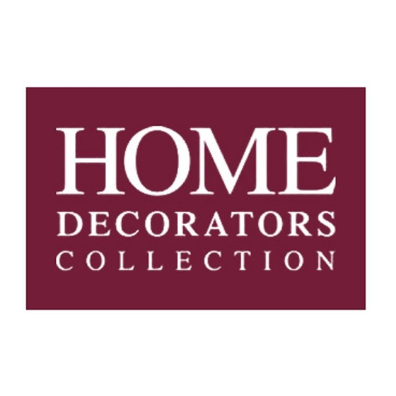 Home Decorators Collection 7967HDCANDI Guide D'utilisation Et D'entretien