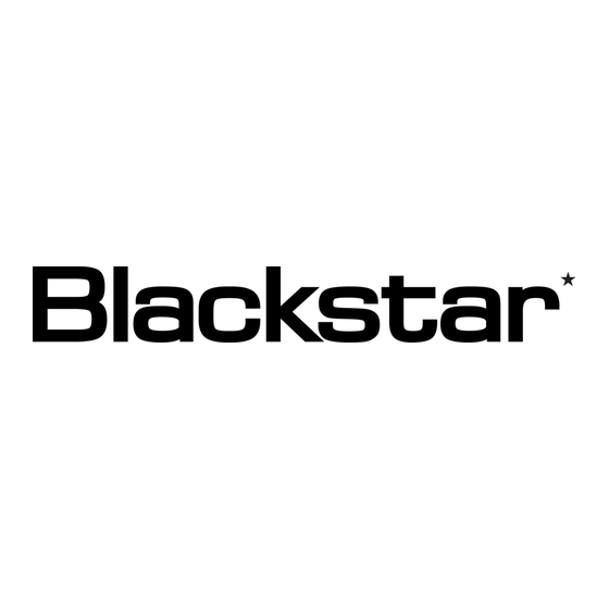 Blackstar Unity Pro Bass System U700H Elite Mode D'emploi