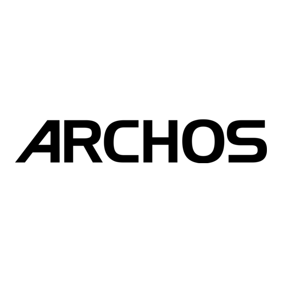 Archos 101c Platinum Mode D'emploi