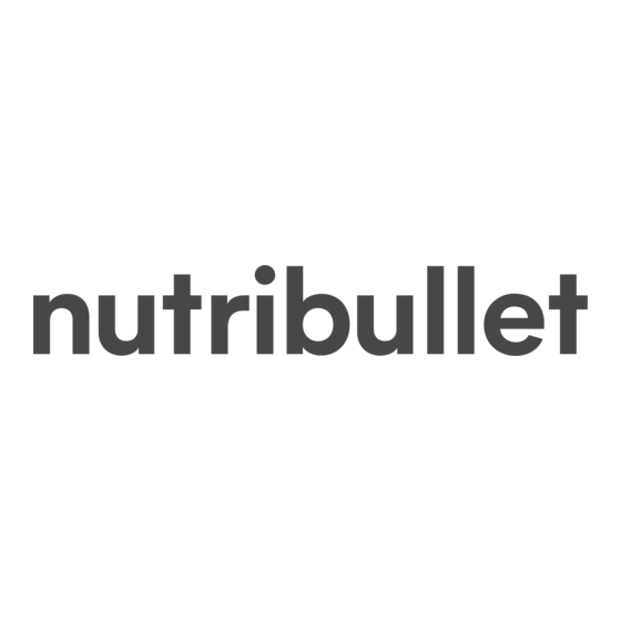 NUTRIBULLET Juicer Guide De L'utilisateur
