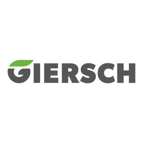 GIERSCH GB3000-BK Instructions De Montage