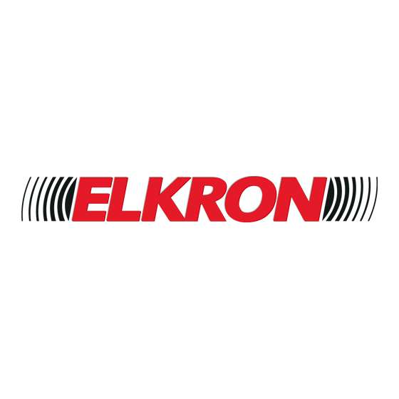 Elkron KP500D/N Guide Rapide