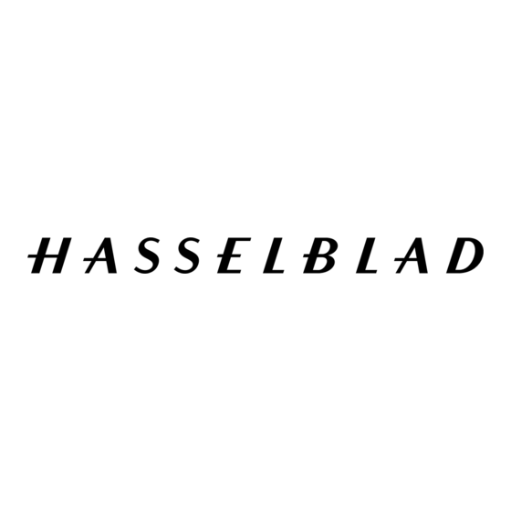 Hasselblad X1D Guide De L'utilisateur
