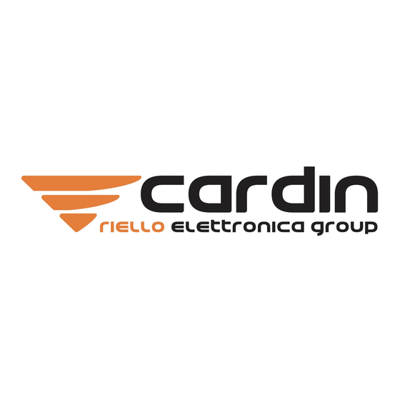 Cardin SLX Serie Instructions Pour L'installation