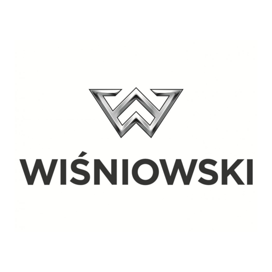 Wisniowski UNIPRO SNP Instructions De Montage Et D'utilisation