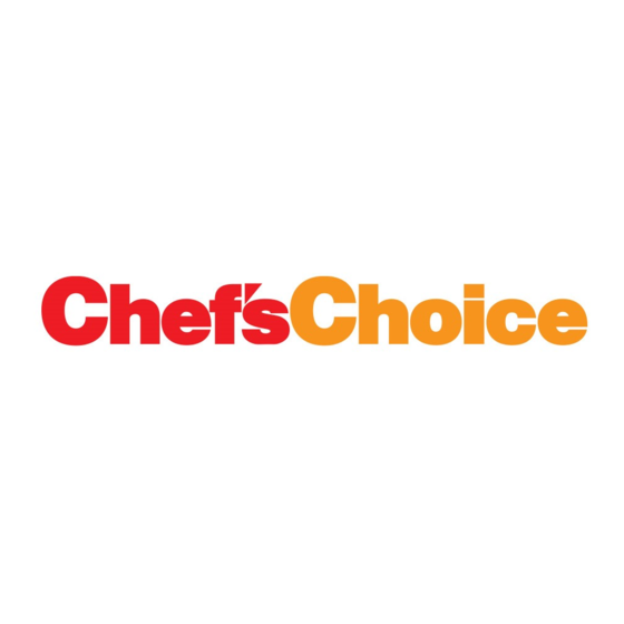 Chef's Choice 323 Mode D'emploi