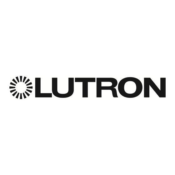 Lutron Electronics Homeworks HWI-KP5 Instructions De Montage