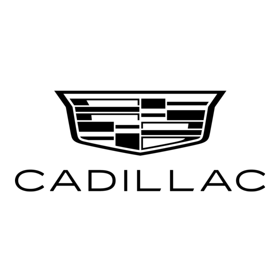 Cadillac ATS Manuel D'utilisation