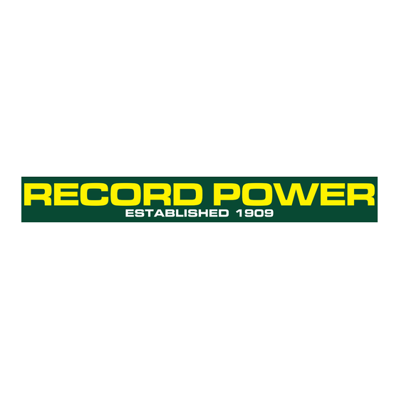 Record Power DP25B Manuel D'instructions Original