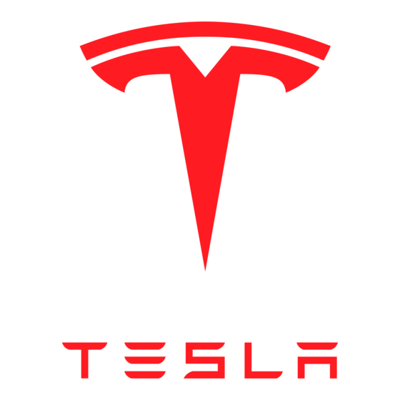 Tesla SUPERCHARGEUR Guide D'intervention En Cas D'urgence