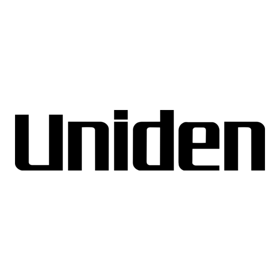 Uniden R9 Extreme Guide D'installation