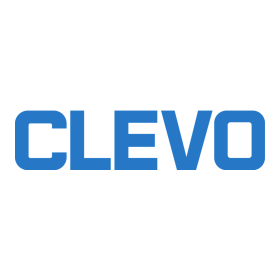 Clevo P870DM Guide Utilisateur