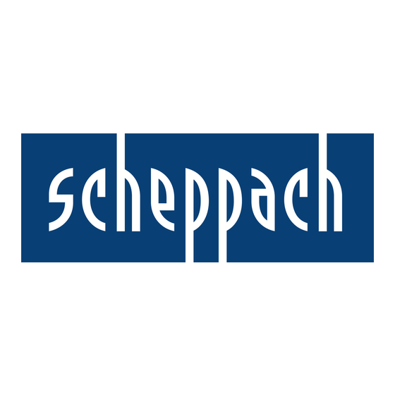 Scheppach HS105 Traduction Des Instructions D'origine
