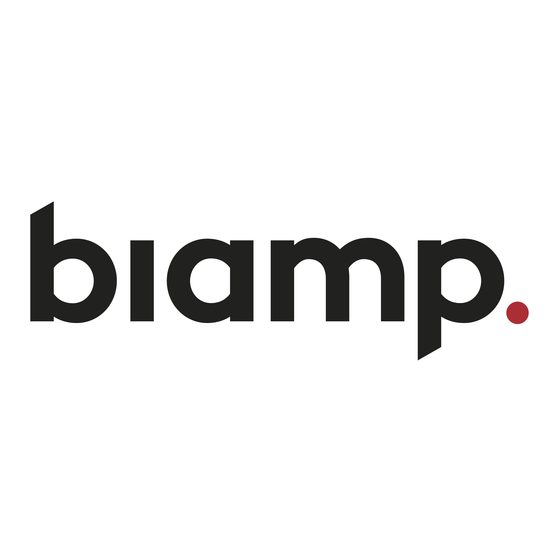 Biamp VOCIA WS-4 Mode D'emploi