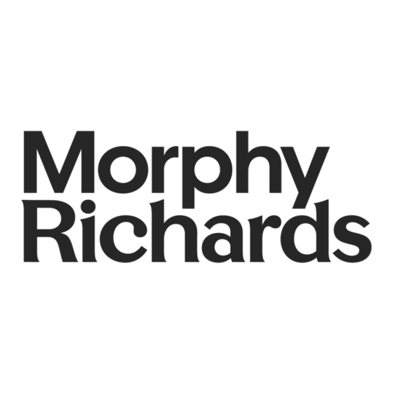 Morphy Richards Supervac sleek pro Instructions