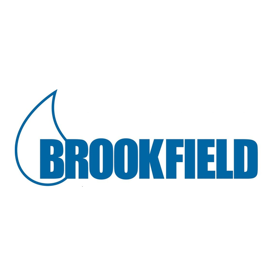 Brookfield DVII+ PRO Mode D'emploi