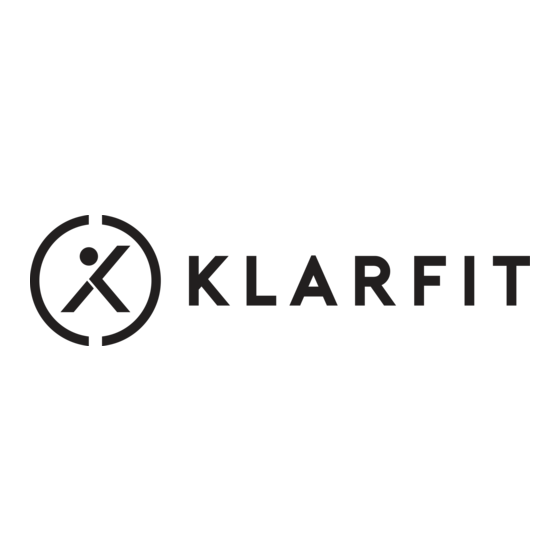 Klarfit Tauon Cycle Mode D'emploi