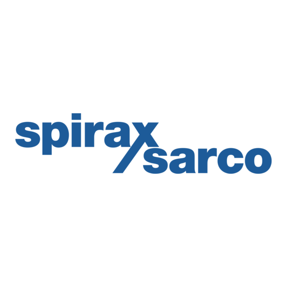 Spirax Sarco FTGS14 Mode D'emploi