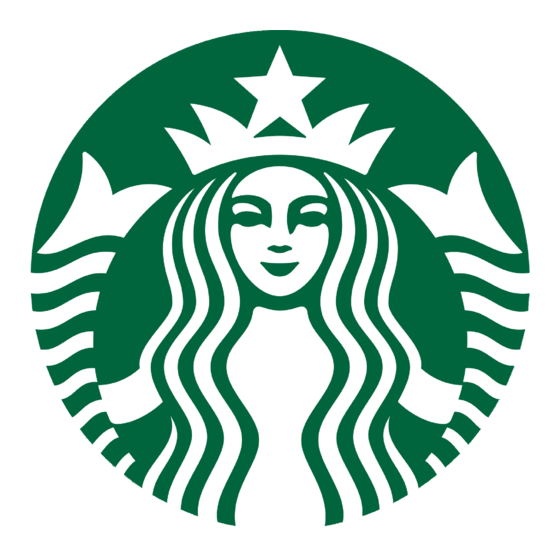 STARBUCKS Verismo 580 K-fee Manuel D'utilisation