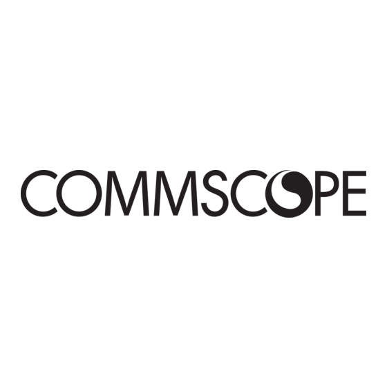 CommScope 1711860-1 Mode D'emploi
