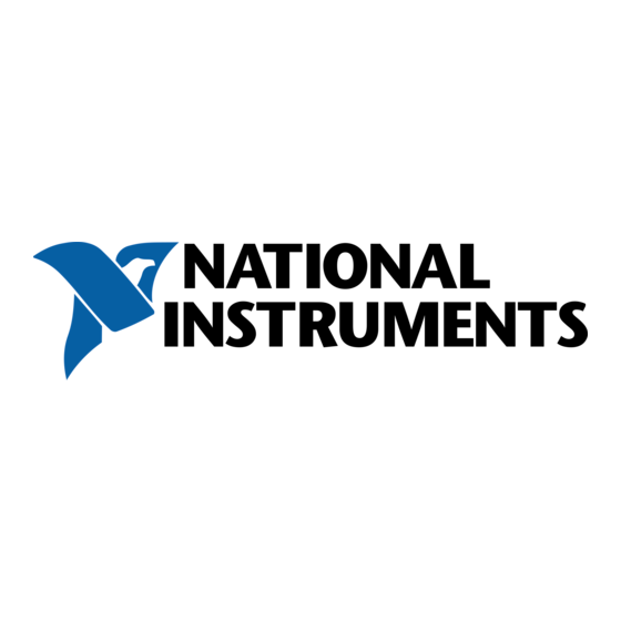 National Instruments cDAQ-9138 Démarrage Rapide