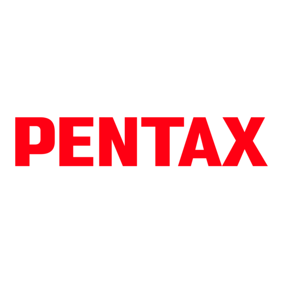 Pentax STATION TOTALE Série Mode D'emploi