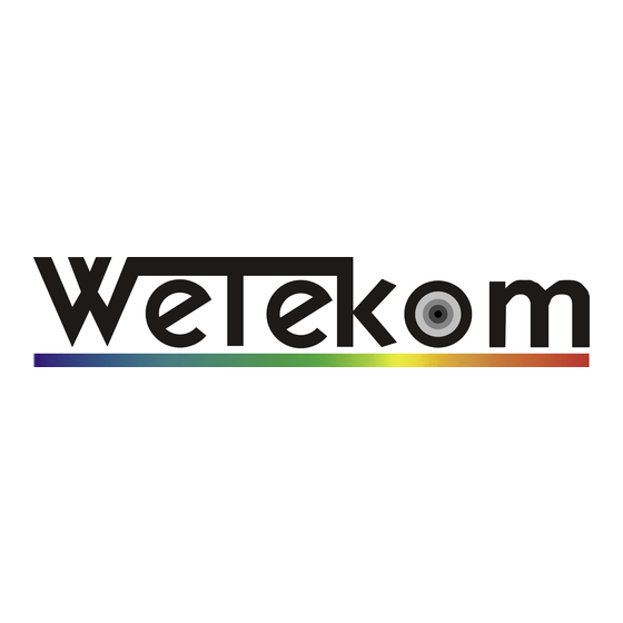 Wetekom 26 58 50 Mode D'emploi