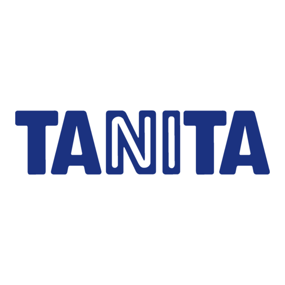 Tanita PD-640 Mode D'emploi