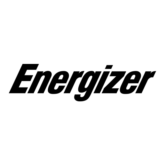 Energizer EZG Serie Guide Utilisateur