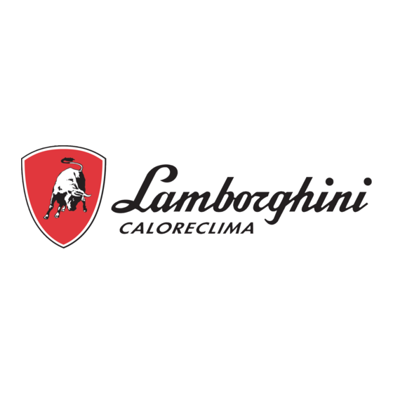Lamborghini Caloreclima ECO 8 Manuel D'installation Et D'entretien