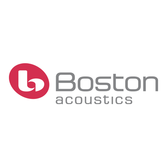 Boston Acoustics TVee 30 Guide Rapide