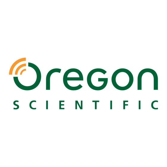 Oregon Scientific BAR806 Manuel De L'utilisateur