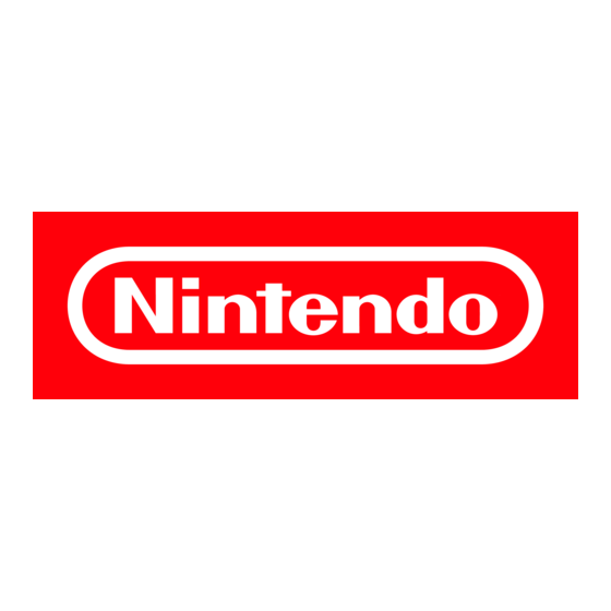 Nintendo CTR-009 Mode D'emploi