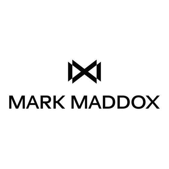 Mark Maddox Greenwich Manuel D'instructions