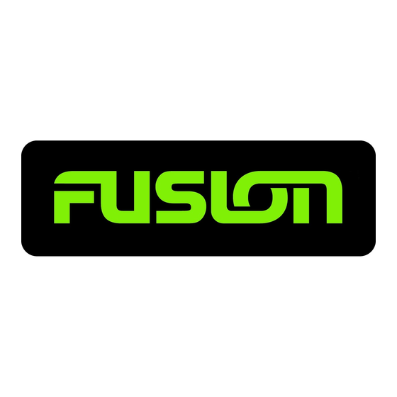 Fusion Apollo SRX400 Instructions D'installation