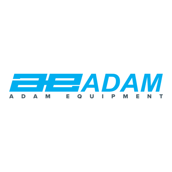 Adam Equipment BCT Mode D'emploi
