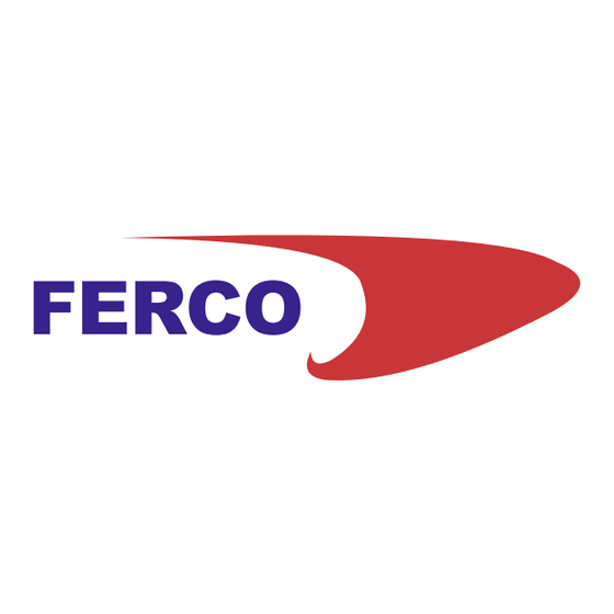 FERCO PS Serie Manuel D'installation