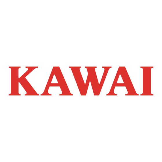 Kawai Concert Artist CA58 Manuel De L'utilisateur