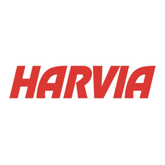 Harvia M1 Instructions D'installation Et D'utilisation