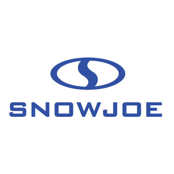 SNOWJOE Sunjoe Logger Joe LJ601E Manuel De L'utilisateur