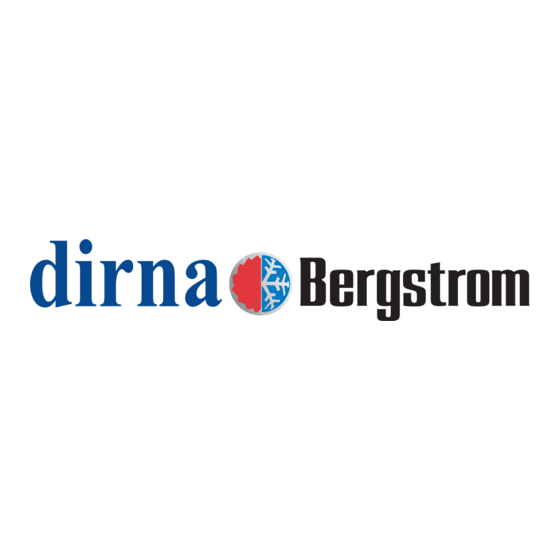 dirna Bergstrom bycool compact 1.4 Actros MP4 Instructions De Montage