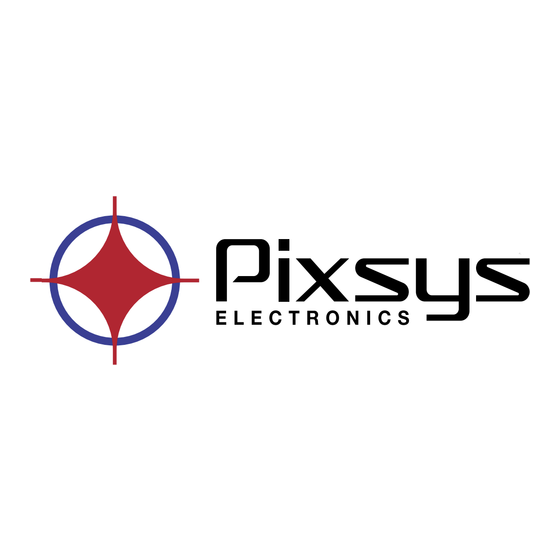 Pixsys ATR 902 Manuel D'installation