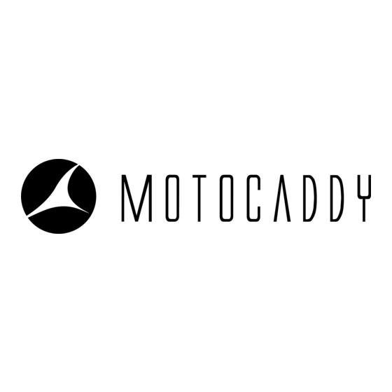 Motocaddy M-TECH Manuel D'utilisation