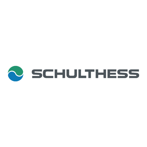 Schulthess Spirit 620 Mode D'emploi