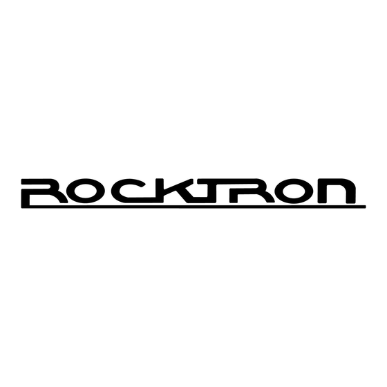 Rocktron Prophesy Manuel De L'utilisateur