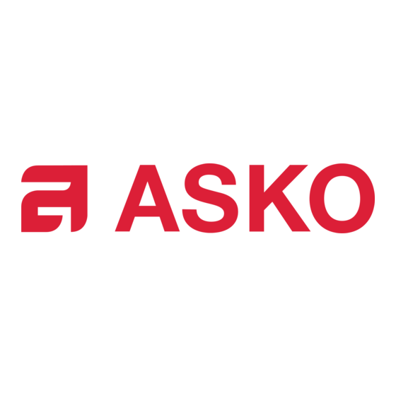 Asko W2084X/1/2 Notice D'utilisation