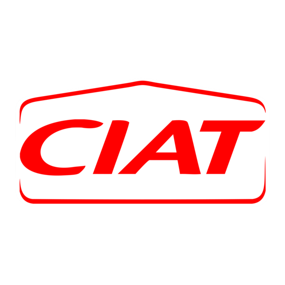 CIAT CAPA 100L Instructions De Montage
