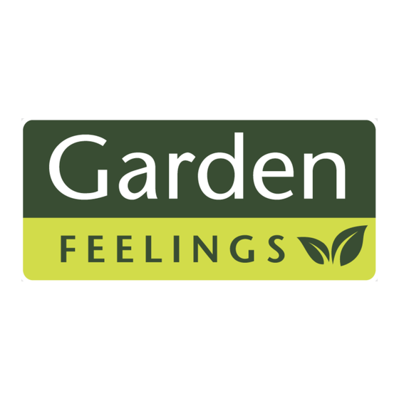 Garden feelings 34.332.87 Mode D'emploi D'origine