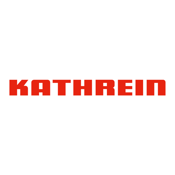 Kathrein Euroline UFE 341/S Notice D'utilisation